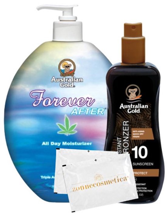 Australian Gold Spraygel met Bronzer – SPF 10
