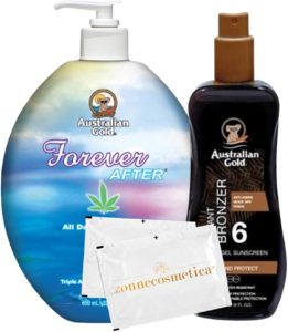 Australian Gold Spraygel met bronzer - SPF 6