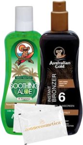 Australian Gold Spraygel met Bronzer - SPF 6 Aloë