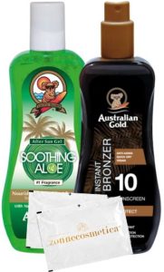 Australian Gold Spraygel SPF 10 met Bronzer & Aloë