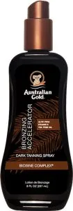 Australian Gold Tanning Accelerator Spraygel – met bronzer