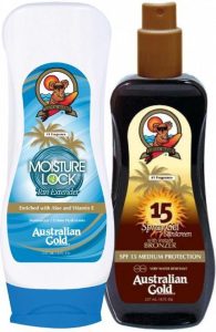 Australian Gold Zonnebrand SPF 15 met Bronzer - Vochtbehoud