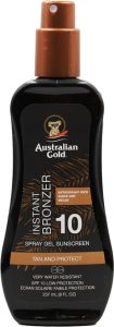 Australian Gold Zonnebrand Spraygel SPF10 Bronzer – 237 ml