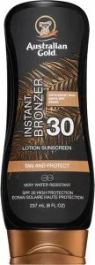 Australian Gold Zonnebrandlotion met bronzer – SPF30 237 ml
