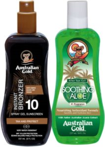 Australian Gold Zonnegel SPF 10 - Bronzer & Kalmerend