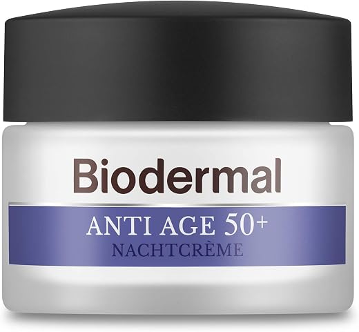 Biodermal Anti Age 50+ - Nachtcrème tegen huidveroudering - Deze nachtcreme helpt de vorming van eerste rimpels te vertragen - 50 ml