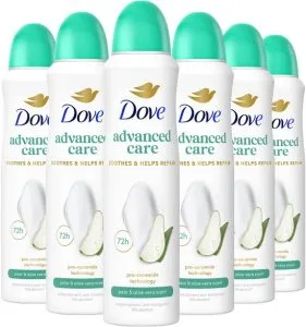 Dove Antitranspirant Spray – Peer & Aloë vera 6x150ml