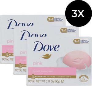 Dove Beauty Cream Bar - Roze 3x90 g