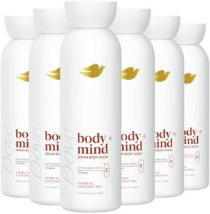 Dove Body+Mind Serum douchegel - Jojoba & Kokos, 6×350 ml