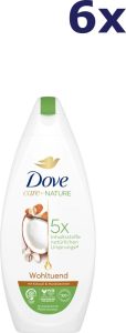 Dove Care by Nature Douchegel - Kokos & Amandel 6x225ml
