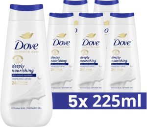 Dove Deeply Nourishing Douchegel 225 ml (5x)
