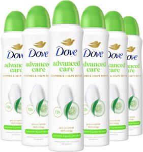 Dove Deodorant Adv. Care - Komkommer & Groene Thee 6x150ml