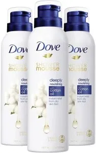 Dove Diep voedende douchefoam katoenolie – 3 x 200 ml