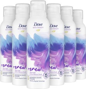 Dove Douche- en Scheerschuim Bath Therapy Renew - 6x200 ml