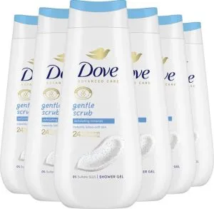 Dove Douchegel Advanced Care Gentle Scrub - 6x225 ml