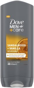 Dove Douchegel Men+Care - Sandalwood & Vanilla, 400 ml