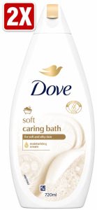Dove Douchegel Soft Caring Bath 2 x 720 ml