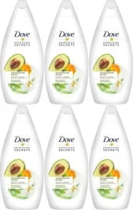 Dove Douchegel Verkwikkend Ritueel Avocado – 6 x 500 ml