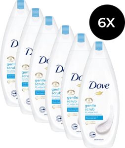 Dove Douchegel Zachte Scrub - Neutral, 6x 225 ml