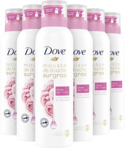 Dove Douchemousse - Rozenolie - 6 x 200 ml