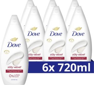 Dove Essential Care Douchegel - Silky Velvet 6×720 ml