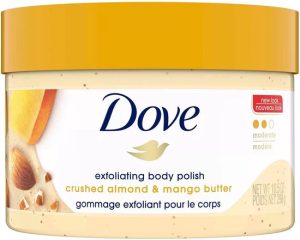 Dove Exfoliërende Lichaamsscrub Amandel & Mangoboter - 298 g