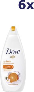 Dove Go Fresh Mandarijn & Tiaré Douchegel - 6x250 ml