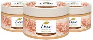 Dove Hot Cacao Lichaamsscrub - Limited Edition 3-pack