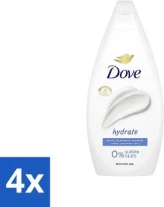 Dove Hydrate Sulfaatvrije douchegel – 4×250 ml