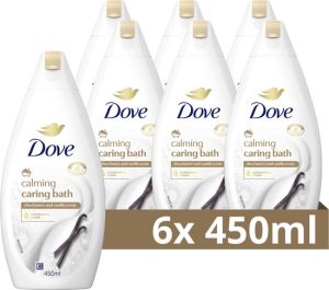 Dove Kalmerende Badcrème - Sheaboter & Vanille - 6x450ml