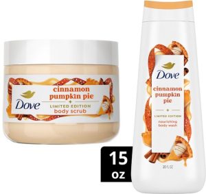 Dove Kaneel Pompoen Bodyscrub & Bodywash - Limited Edition