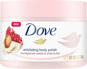 Dove Lichaamscrub - Granaatappel & Sheaboter, 4x225 ml