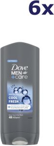 Dove Men+Care Cool Fresh Douchegel - 6x400 ml