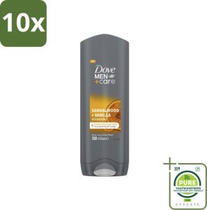 Dove Men+Care Douchegel Sandelhout & Vanille - 10x250 ml