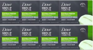 Dove Men+Care Extra Fresh Zeep - 8 x 100 g