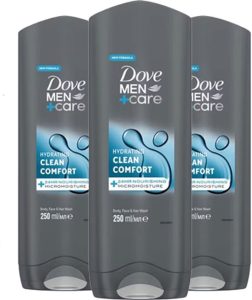 Dove Men+Care Hydraterend Clean Comfort Douchegel 3x250 ml