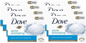 Dove Milde Exfoliërende Zeep - 8 x 90 g