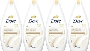 Dove Nourishing Silk Douchegel – 4 x 450 ml