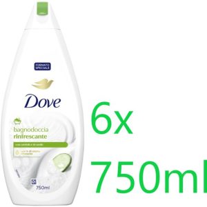 Dove Refreshing Douchegel - 6 x 750 ml