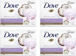Dove Zeep – Kokos 4 x 90 g (12 stuks)