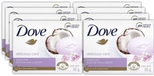 Dove Zeep Kokos & Jasmijnblaadjes - 8x90 g
