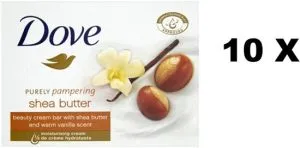 Dove Zeep Sheaboter & Vanille - 10 x 90 g