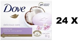 Dove Zijdezachte Zeep - Cocos & Jasmijn, 24 x 90 g