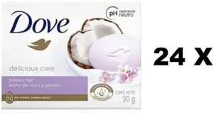 Dove Zijdezachte Zeep – Cocos & Jasmijn, 24 x 90 g