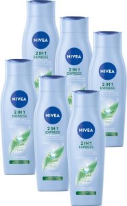 Nivea 2-in-1 Express Shampoo & Conditioner - 6x250 ml