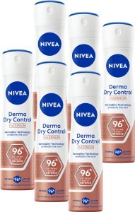 Nivea Derma Dry Control Deo Spray 96 uur - 6 x 150 ml