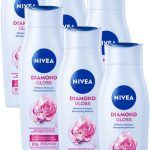 Nivea Diamond Gloss Care Shampoo - Macadamia 6 x 250 ml
