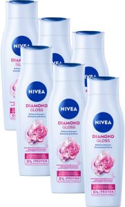 Nivea Diamond Gloss Care Shampoo - Macadamia 6 x 250 ml