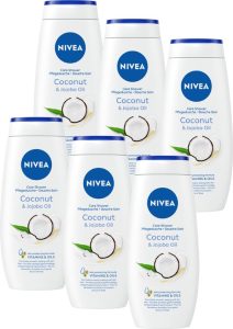 Nivea Douchecrème Kokos & Jojobaolie - 6 x 250 ml