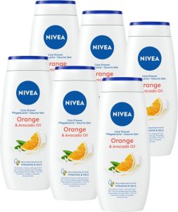 Nivea Douchegel Sinaasappel & Avocado-olie - 6×250 ml